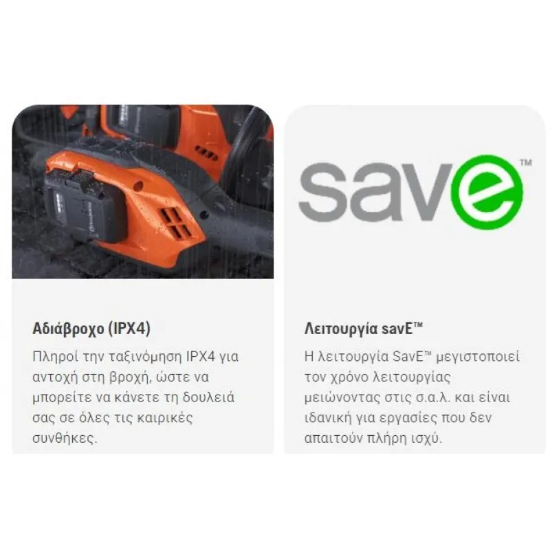 ΚΟΝΤΑΡΟΠΡΙΟΝΟ HUSQVARNA 530iP4 (3.4kg / 2.40m / Μονοκόμματο) (Χωρίς Μπαταρία)