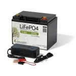 ΜΠΑΤΑΡΙΑ LiFePO4 50Ah 12V (4.5kg / Με Φορτιστή) (Για χρήση σε Ελαιοραβδιστικά, Σκάφη, Τροχόσπιτα, Φωτοβολταϊκά)