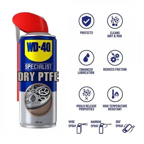 ΣΠΡΕΪ WD-40 400ml (Ξηρού PTFE 