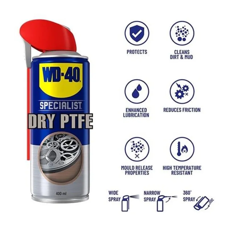 ΣΠΡΕΪ WD-40 400ml (Ξηρού PTFE 