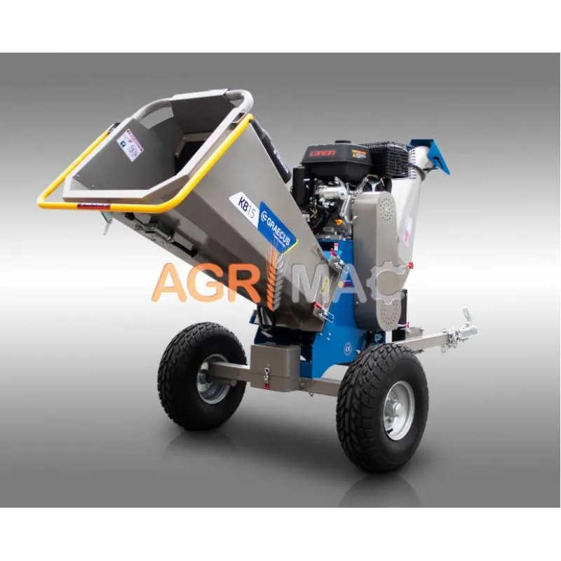 ΘΡΥΜΜΑΤΙΣΤΗΣ GRAECUS KB15 με ΚΙΝΗΤΗΡΑ LONCIN (Κοπή:10-15cm | 15.0hp | Παραγωγή:7-9m3/h)