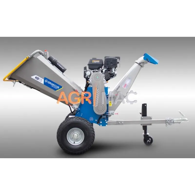 ΘΡΥΜΜΑΤΙΣΤΗΣ GRAECUS KB15 με ΚΙΝΗΤΗΡΑ LONCIN (Κοπή:10-15cm | 15.0hp | Παραγωγή:7-9m3/h)