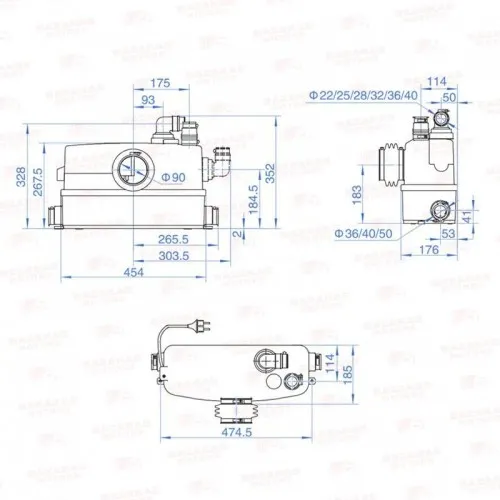 ΗΛΕΚΤΡΑΝΤΛΙΑ ΛΥΜΑΤΩΝ LeoGroup WC-601A (ΦΡΕΑΤΙΑ ΛΥΜΑΤΩΝ ΤΟΥΑΛΕΤΑΣ ME ΚΟΠΤΗΡΕΣ)