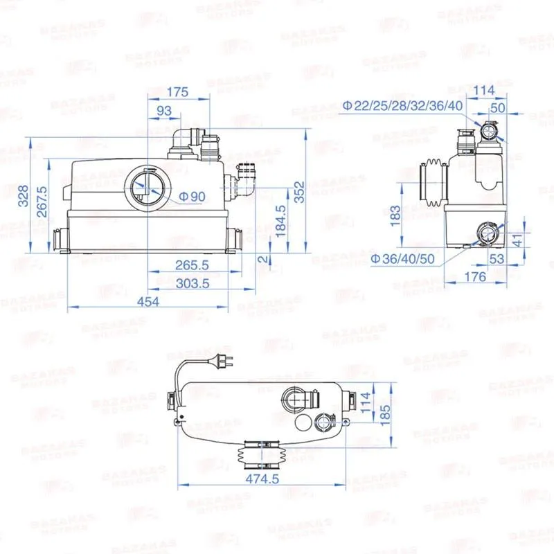 ΗΛΕΚΤΡΑΝΤΛΙΑ ΛΥΜΑΤΩΝ LeoGroup WC-601A (ΦΡΕΑΤΙΑ ΛΥΜΑΤΩΝ ΤΟΥΑΛΕΤΑΣ ME ΚΟΠΤΗΡΕΣ)