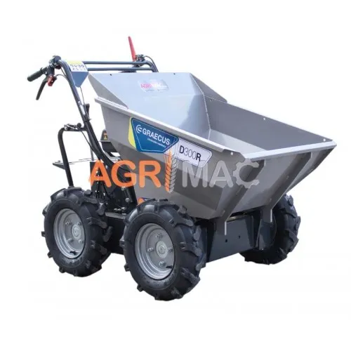 ΝΤΑΜΠΕΡ GRAECUS D300R (Φορτίο:300kg | Loncin 6.5hp | Ανατροπή:Μηχανική)