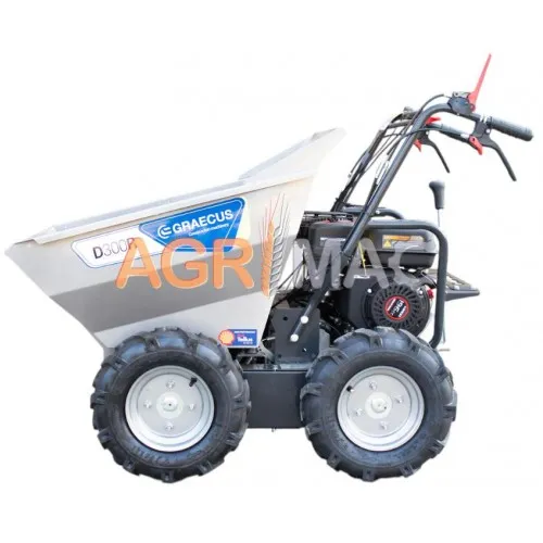 ΝΤΑΜΠΕΡ GRAECUS D300R (Φορτίο:300kg | Loncin 6.5hp | Ανατροπή:Μηχανική)
