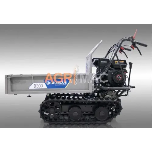 ΝΤΑΜΠΕΡ GRAECUS D300 (Φορτίο:300kg | Loncin 6.5hp | Ανατροπή:Μηχανική)