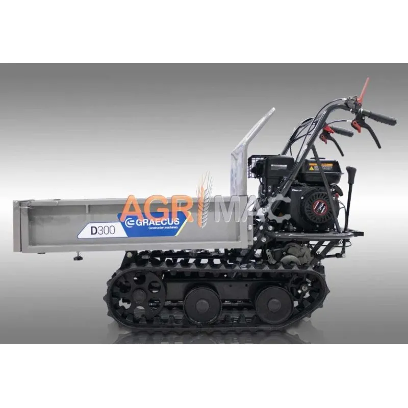 ΝΤΑΜΠΕΡ GRAECUS D300 (Φορτίο:300kg | Loncin 6.5hp | Ανατροπή:Μηχανική)