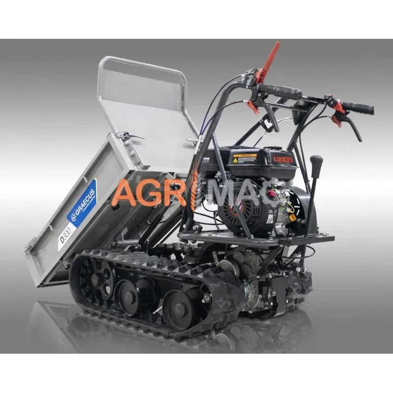 ΝΤΑΜΠΕΡ GRAECUS D300 (Φορτίο:300kg | Loncin 6.5hp | Ανατροπή:Μηχανική)