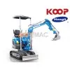 ΤΣΑΠΑΚΙ GRAECUS EB10-XL (Βάθος:170cm | 10.0hp (KOOP) | 1060.0kg | Περιστροφή μπούμας, Πτυσσόμενες ερπύστριες, Γραμμή σφύρας)