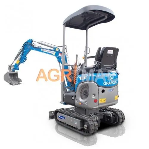 ΤΣΑΠΑΚΙ GRAECUS EB10-XL (Βάθος:170cm | 10.0hp (KOOP) | 1060.0kg | Περιστροφή μπούμας, Πτυσσόμενες ερπύστριες, Γραμμή σφύρας)