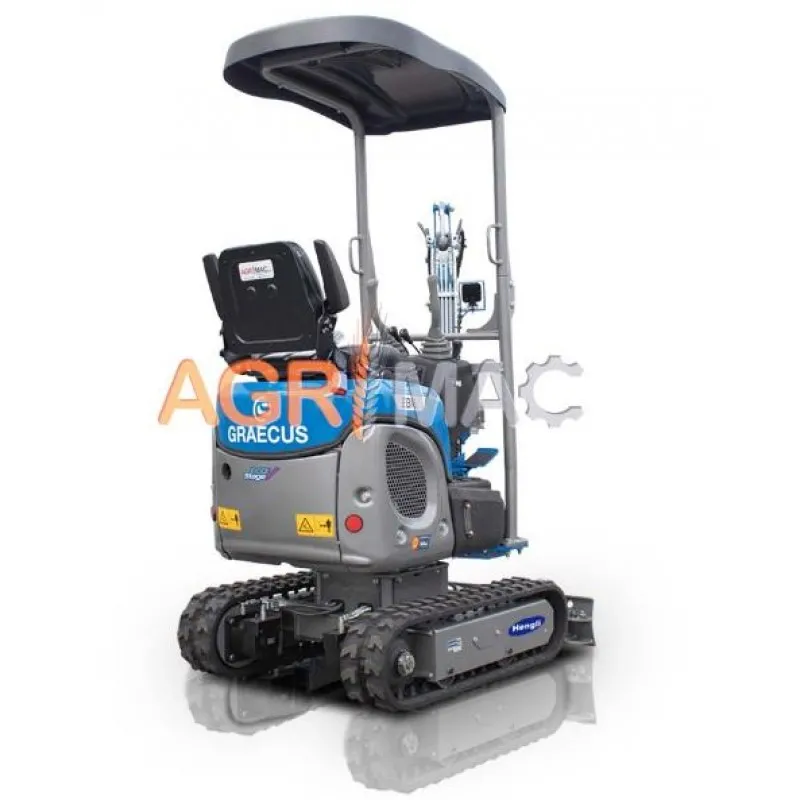 ΤΣΑΠΑΚΙ GRAECUS EB10-XL (Βάθος:170cm | 10.0hp (KOOP) | 1060.0kg | Περιστροφή μπούμας, Πτυσσόμενες ερπύστριες, Γραμμή σφύρας)