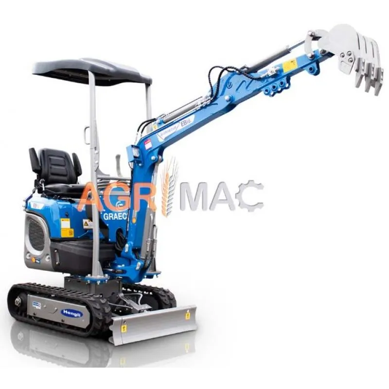 ΤΣΑΠΑΚΙ GRAECUS EB10-XL (Βάθος:170cm | 10.0hp (KOOP) | 1060.0kg | Περιστροφή μπούμας, Πτυσσόμενες ερπύστριες, Γραμμή σφύρας)