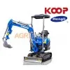 ΤΣΑΠΑΚΙ GRAECUS EB10-PRO (Βάθος:170cm | 10.0hp (KOOP) | 1150.0kg | Περιστροφή μπούμας, Πτυσσόμενες ερπύστριες, Μοχλοί στο Πλάι)