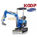 ΤΣΑΠΑΚΙ GRAECUS EB10-PRO (Βάθος:170cm | 10.0hp (KOOP) | 1150.0kg | Περιστροφή μπούμας, Πτυσσόμενες ερπύστριες, Μοχλοί στο Πλάι)