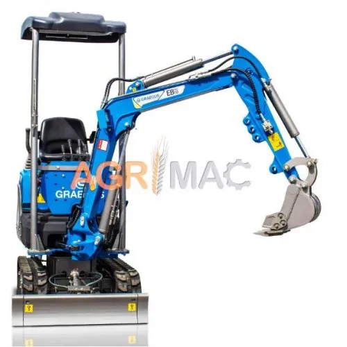 ΤΣΑΠΑΚΙ GRAECUS EB10-PRO (Βάθος:170cm | 10.0hp (KOOP) | 1150.0kg | Περιστροφή μπούμας, Πτυσσόμενες ερπύστριες, Μοχλοί στο Πλάι)