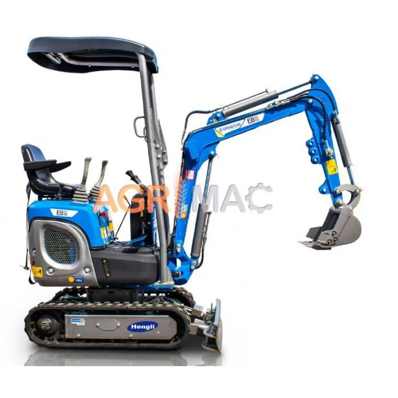 ΤΣΑΠΑΚΙ GRAECUS EB10-PRO (Βάθος:170cm | 10.0hp (KOOP) | 1150.0kg | Περιστροφή μπούμας, Πτυσσόμενες ερπύστριες, Μοχλοί στο Πλάι)