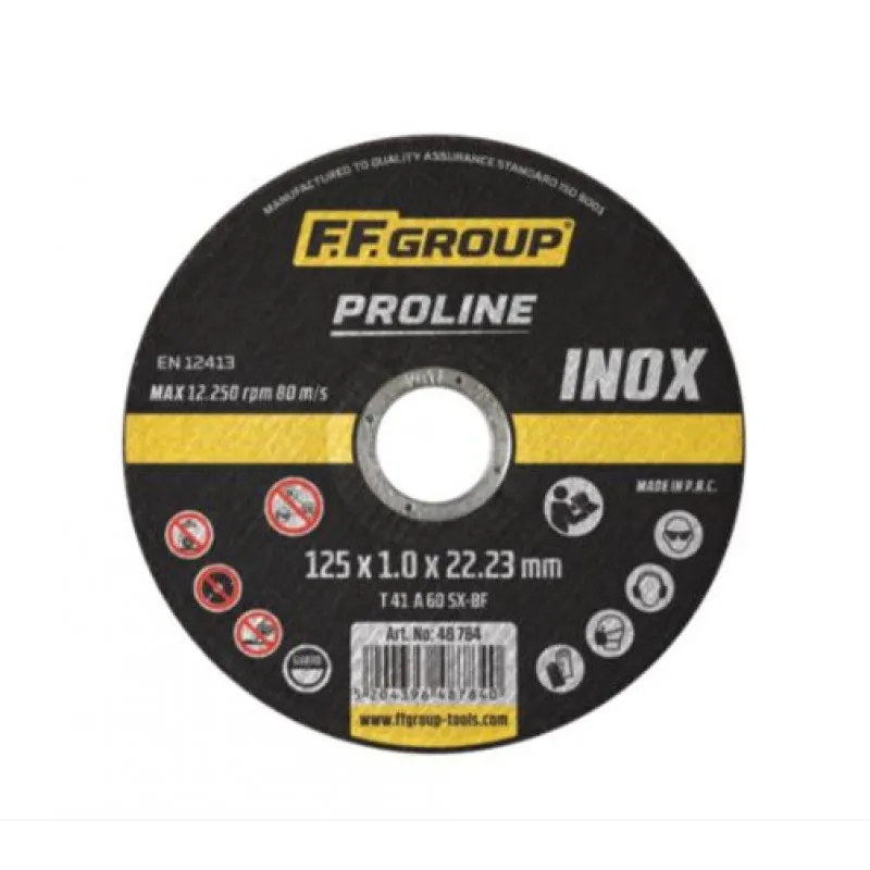 ΔΙΣΚΟΣ ΚΟΠΗΣ ΣΙΔΗΡΟΥ - INOX PROLINE FF-Group Φ115x1.0mm (10τμχ)