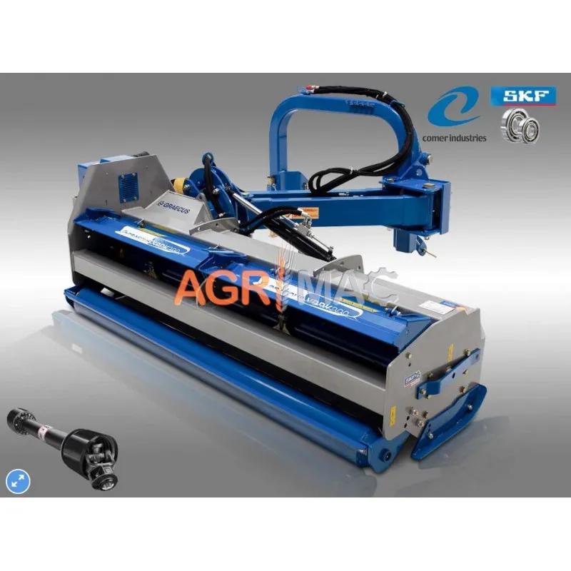 ΚΑΤΑΣΤΡΟΦΕΑΣ ΕΠΙΚΛΙΝΗΣ GRAECUS YBPK180 (Υπερβαρέως Τύπου | 70hp-120hp | Πλάτος:1.80μ | 815kg)