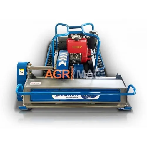 ΚΑΤΑΣΤΡΟΦΕΑΣ GRAECUS RSC120 Remote Hybrid (1.20μ με Σφυριά Υ | 15hp KOOP Πετρέλαιο με Μίζα | Τηλεκατευθυνόμενος)