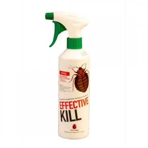 EFFECTIVE KILL RTU 500mL (Ετοιμόχρηστο με Μικροκάψουλα | για Κουνούπια, Αράχνες, Βρωμούσα, Κοριούς, Τσιμπούρια)