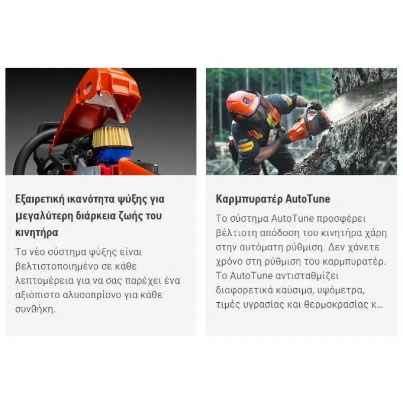 ΑΛΥΣΟΠΡΙΟΝΟ HUSQVARNA 545 MarkII Autotune (5.9kg) 50cc 3.6hp – 45cm Λάμα