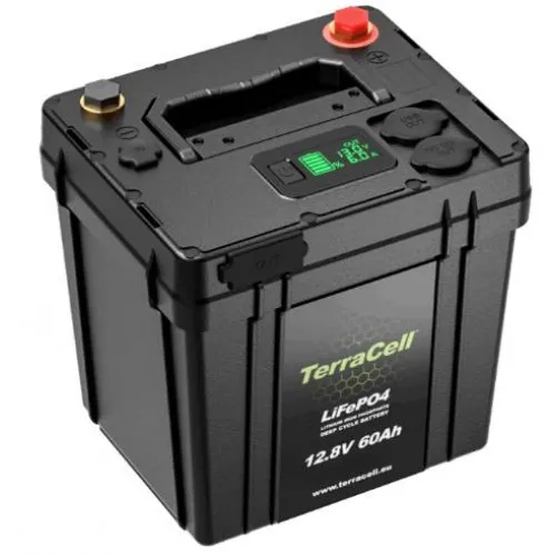 ΜΠΑΤΑΡΙΑ LiFePO4 60Ah 12V TettraCell (5.5kg) (Για χρήση σε Ελαιοραβδιστικά, Σκάφη, Τροχόσπιτα, Φωτοβολταϊκά)
