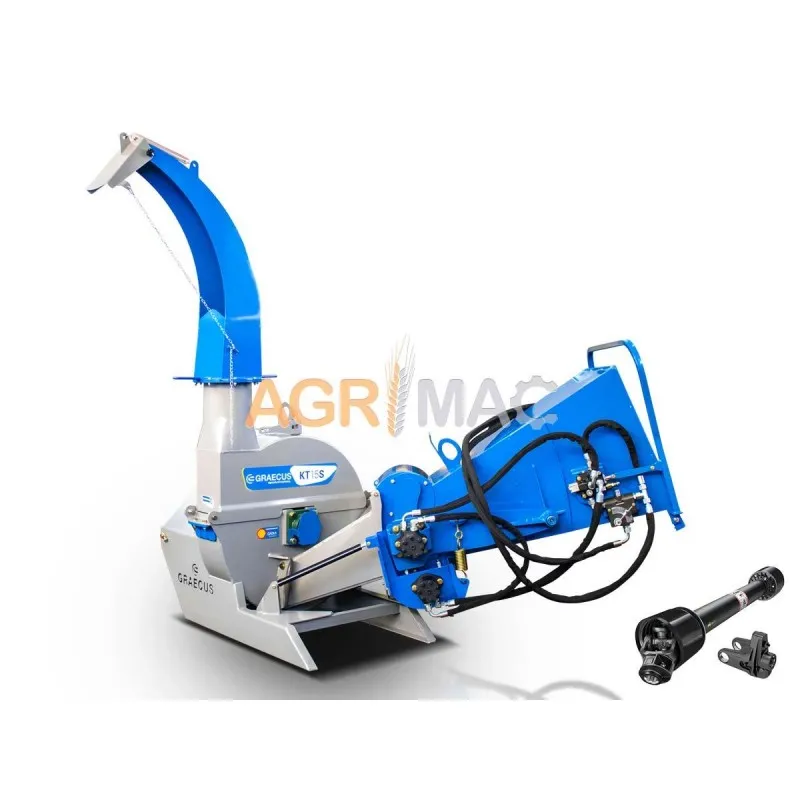 ΘΡΥΜΜΑΤΙΣΤΗΣ ΤΡΑΚΤΕΡ GRAECUS KT15S (Κοπή:15cm | 40hp-80hp | Παραγωγή:21m3/h | 504.0kg)