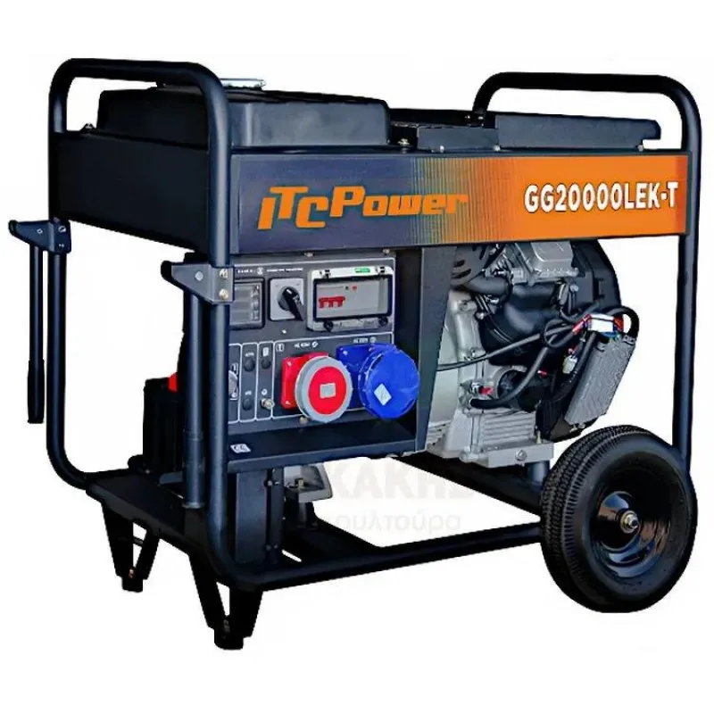 Η/Ζ ΓΕΝΝΗΤΡΙΑ ITC-Power GG20000LEK-T (Βενζίνη 999cc / 15kVa-220V + 20kVa-380V)