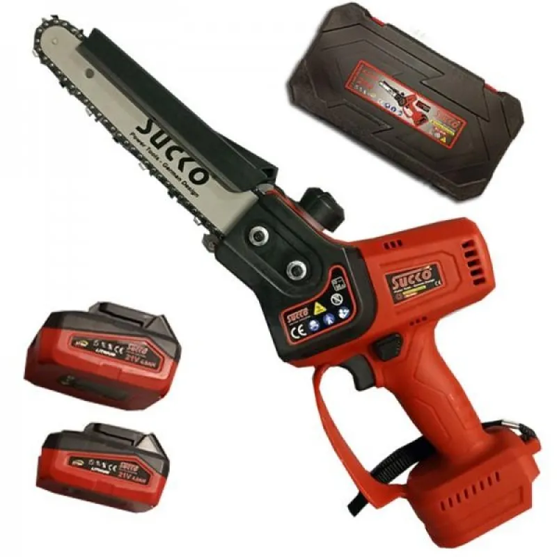 ΑΛΥΣΟΠΡΙΟΝΟ SUCKO BC2108 (Αυτόματη Λίπανση / Λάμα:20cm / 2.0kg) (2 Μπαταρίες 21V 4.0Ah & Φορτιστής Διπλός)