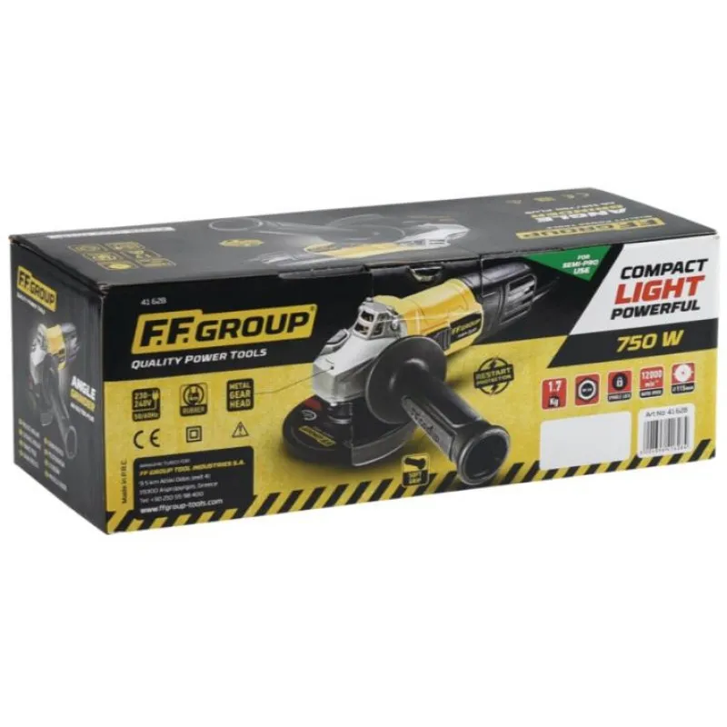 ΓΩΝΙΑΚΟΣ ΤΡΟΧΟΣ FFG AG 125E (18V | 1.100Watt - 1.9kg - Φ125mm - με Ρύθμιση)