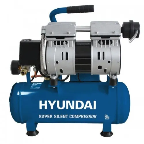 ΑΕΡΟΣΥΜΠΙΕΣΤΗΣ HYUNDAI H0608LS (0.8hp / 6LT / OIL-FREE / LOW-NOISE)