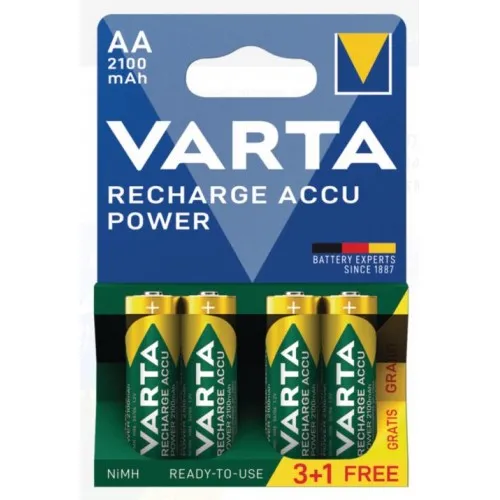 ΜΠΑΤΑΡΙΑ VARTA RECHARGE (Επαναφορτιζόμενη) ΑΑ (4τμχ)