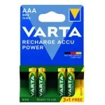 ΜΠΑΤΑΡΙΑ VARTA RECHARGE (Επαναφορτιζόμενη) AAA (4τμχ)