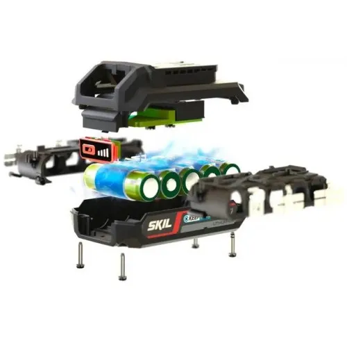 ΜΠΑΤΑΡΙΑ SKIL Li-Ion 2x20V/5.0Ah + ΤΑΧΥΦΟΡΤΙΣΤΗΣ 20V/6.0A (3118 BA)