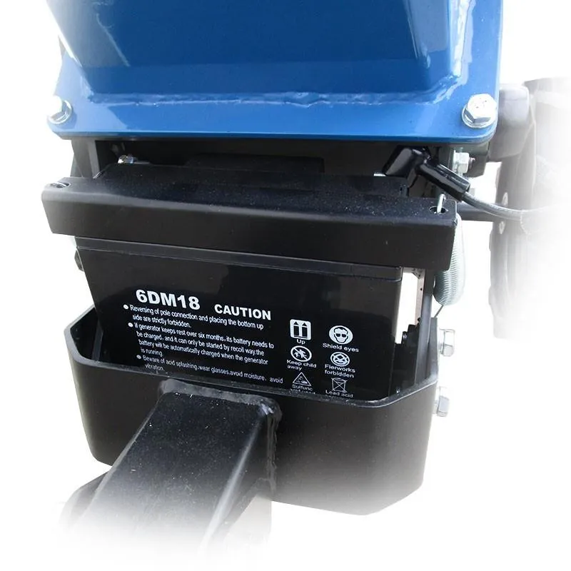 ΘΡΥΜΜΑΤΙΣΤΗΣ HYUNDAI HS 100 με HYUNDAI (ΚΟΠΗ:10cm / Ιπποδύναμη:15hp / Με Μίζα και Κοτσαδόρο) Επαγγελματικός με Κύλινδρο