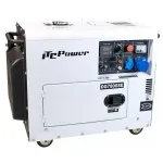 Η/Ζ ΓΕΝΝΗΤΡΙΑ ITC-Power DG7800SE (Πετρελαίου 13hp / 6.3kVa 220V) Αθόρυβη με Μίζα και Ρόδες