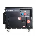 Η/Ζ ΓΕΝΝΗΤΡΙΑ HYUNDAI D7000ETS (Πετρελαίου 10.0hp / 7.0kVa 380V) Αθόρυβη, με Μίζα και Τροχούς
