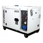 Η/Ζ ΓΕΝΝΗΤΡΙΑ HYUNDAI DHY8600SE-T (Πετρελαίου 498cc / 8kVa 220V+380V) Αθόρυβη με Μίζα και Ρόδες FullPower