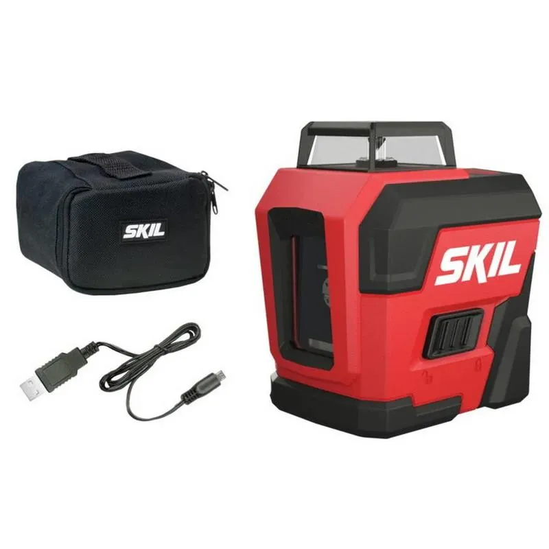ΑΛΦΑΔΙ LASER SKIL 1960 DA (360° & ΚΑΘΕΤΗ ΓΡΑΜΜΗ / ΚΟΚΚΙΝΟ)