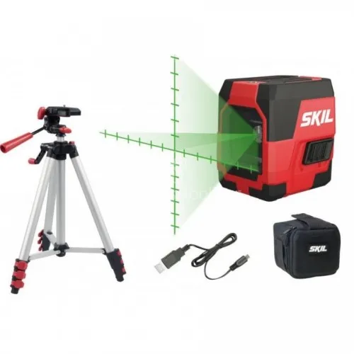 ΑΛΦΑΔΙ LASER SKIL 1911 DA (ΣΤΑΥΡΟΥ / με ΤΡΙΠΟΔΟ / ΠΡΑΣΙΝΟ)
