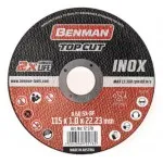 ΔΙΣΚΟΣ ΚΟΠΗΣ INOX - CD TOPCUT BENMAN Φ115x1.0mm