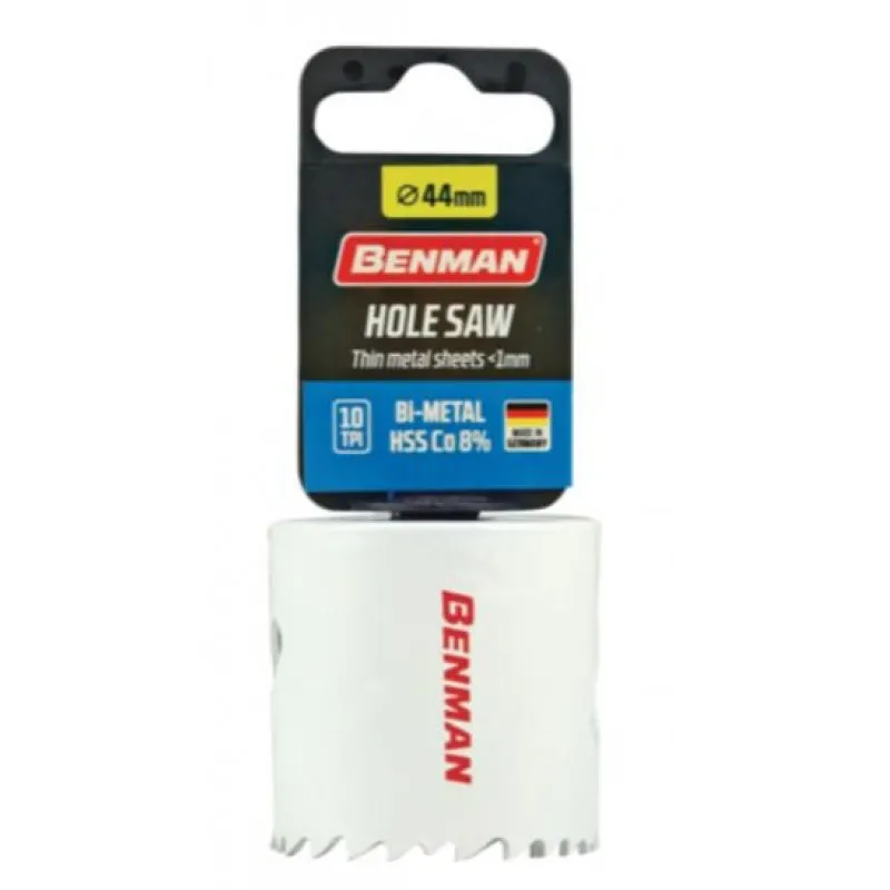 ΠΟΤΗΡΟΤΡΥΠΑΝΟ Bi-METAL, COBALT 8%, 4/6TPI, 40mm, BENMAN