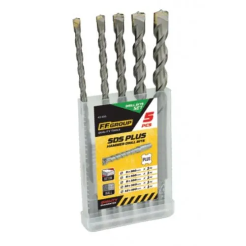 ΣΕΤ ΤΡΥΠΑΝΙΑ SDS-PLUS 5τμχ FF-GROUP 5x160, 6x160, 8x160, 10x160,