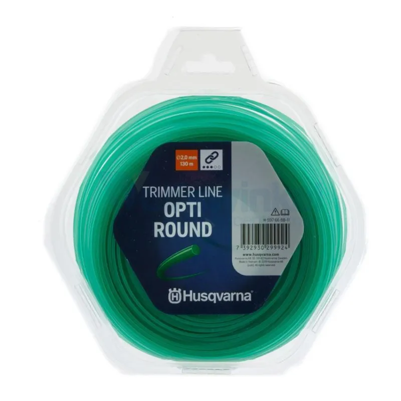 ΜΕΣΙΝΕΖΑ HUSQVARNA Opti Round 2.0mm 15m (Πράσινη)