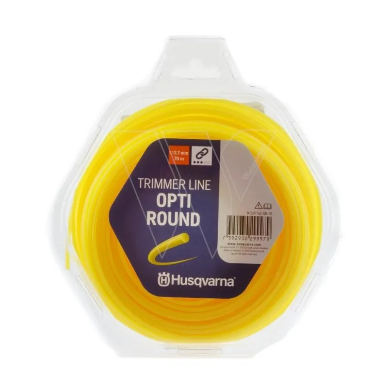 ΜΕΣΙΝΕΖΑ HUSQVARNA Opti Round 2.7mm 12m (Κίτρινη)