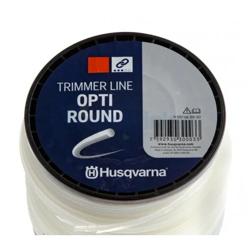 ΜΕΣΙΝΕΖΑ HUSQVARNA Opti Round 3.3mm 75m (Λευκή)