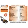 ΜΗΧΑΝΗ ΓΚΑΖΟΝ VISCO VC46PA65G (4.5hp / 46cm / ΑΥΤΟΩΘΟΥΜΕΝΗ) με MULCHING