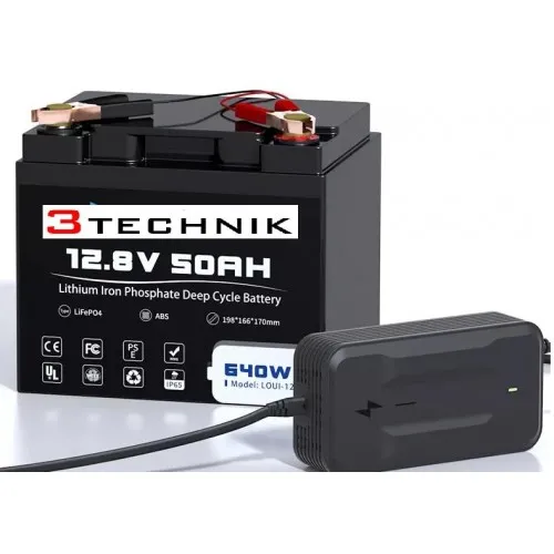 ΜΠΑΤΑΡΙΑ LifePo4 50Ah 12V (4.5kg / Με Φορτιστή)