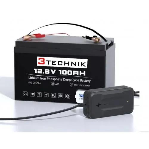 ΜΠΑΤΑΡΙΑ LifePo4 100Ah 12V (9.5kg / Με Φορτιστή)